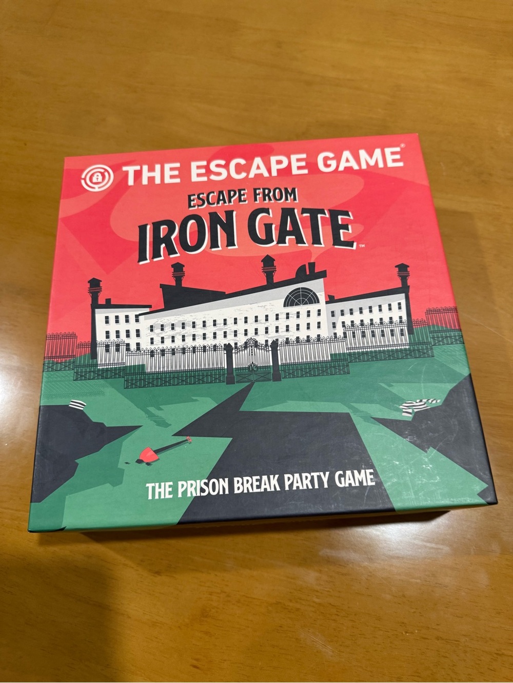 Escape from Iron Gate Party Board Game - Red & Green